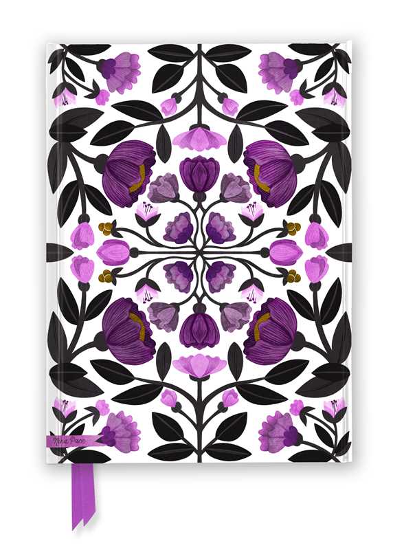 Nina Pace: Purple Flowers (Foiled Journal) by