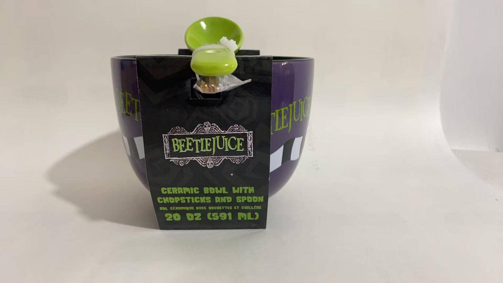 Beetlejuice Sandworm Breakthrough 20oz Ceramic Ramen Bowl