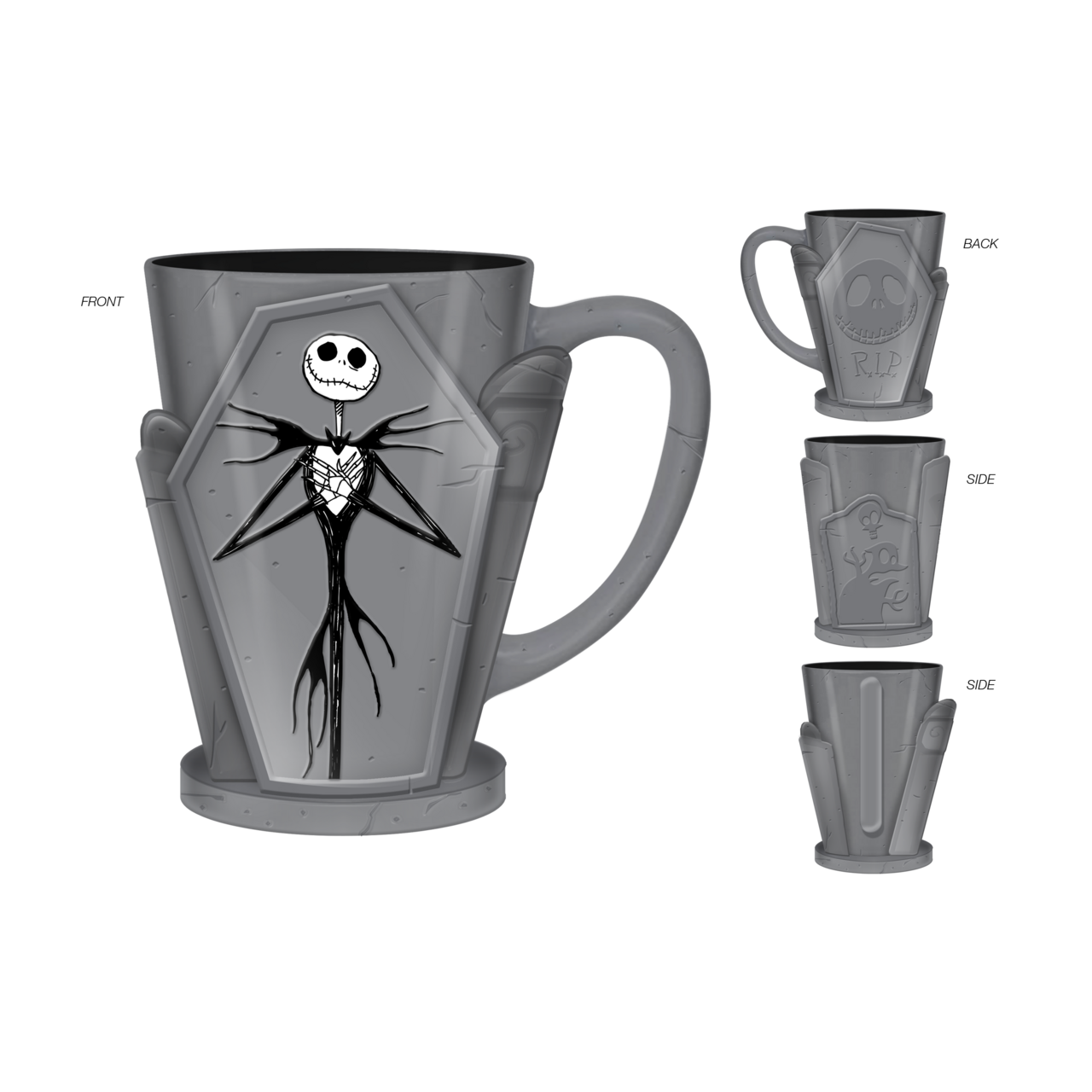 NBC Jack Tombstones Ceramic 3D Sculpted Mug