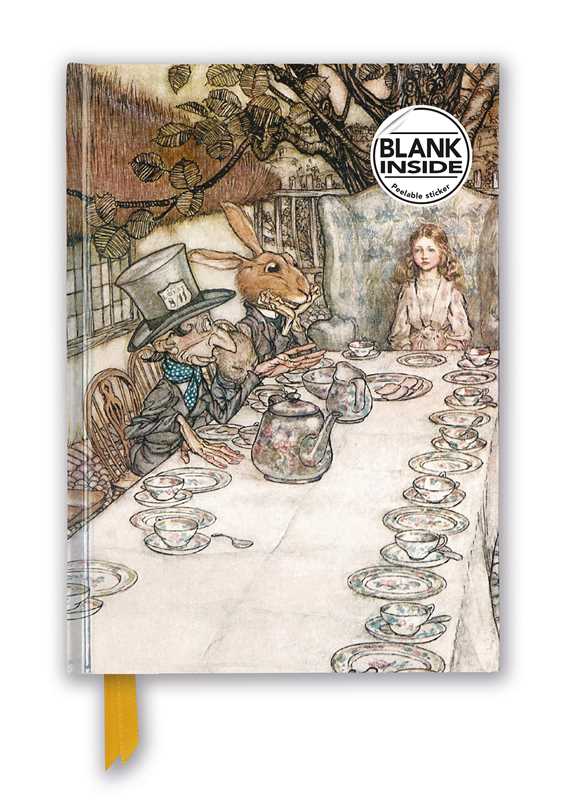 Arthur Rackham: Alice In Wonderland Tea Party (Foiled Blank Journal) by