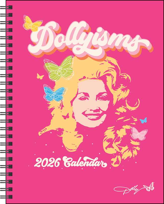 Dollyisms: Dolly Parton's 12-Month 2026 Softcover Monthly/Weekly Planner Calenda by Andrews McMeel Publishing