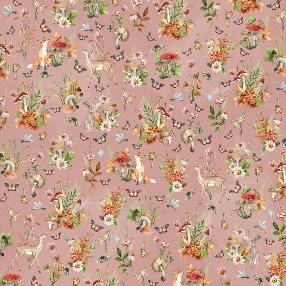 Simple Vintage Woodlands Journal Elements Double-Sided