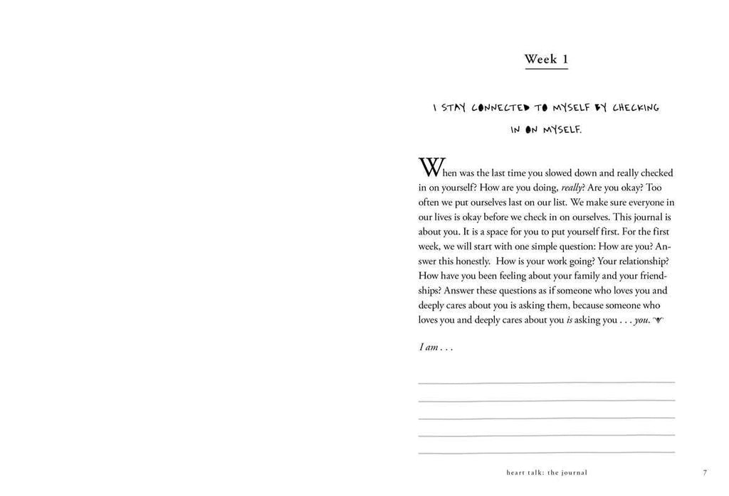 Heart Talk: The Journal by Cleo Wade