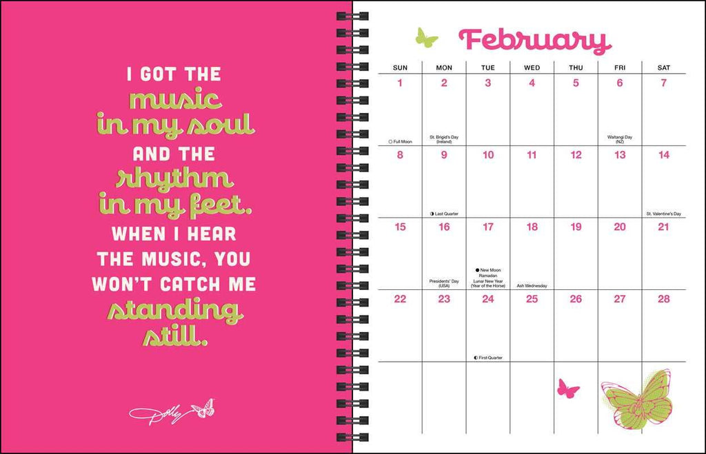 Dollyisms: Dolly Parton's 12-Month 2026 Softcover Monthly/Weekly Planner Calenda by Andrews McMeel Publishing