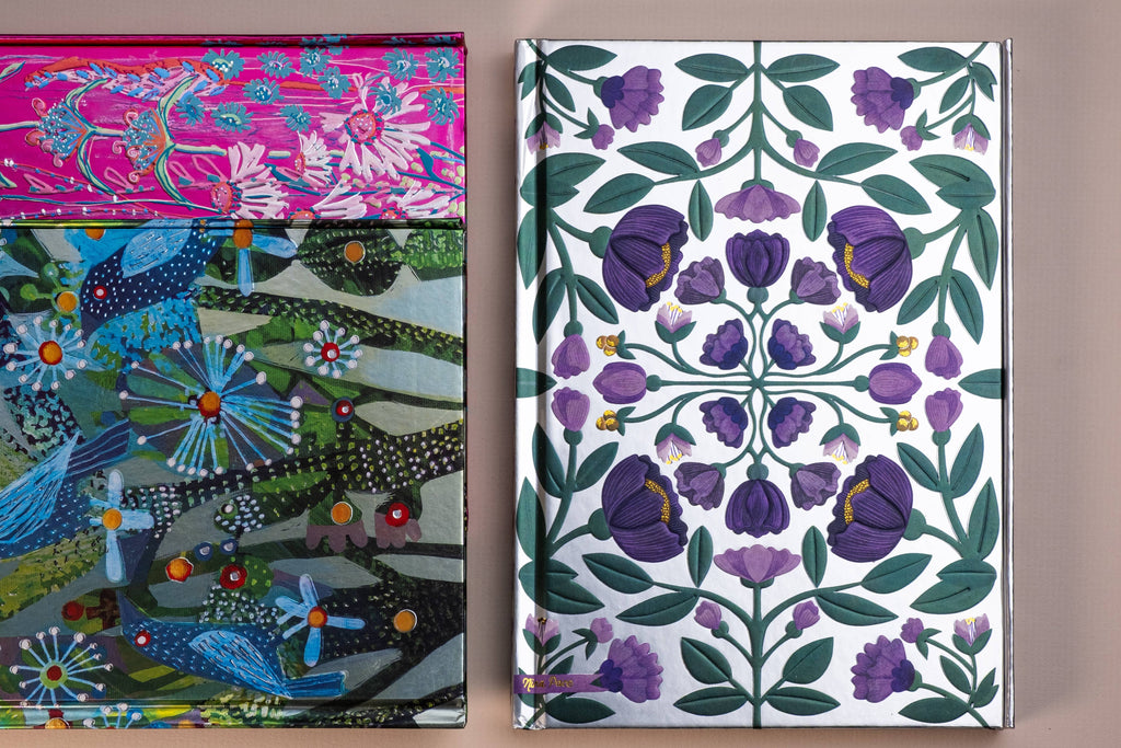 Nina Pace: Purple Flowers (Foiled Journal) by