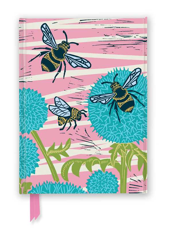 Kate Heiss: Busy Pollinators (Foiled Journal) by
