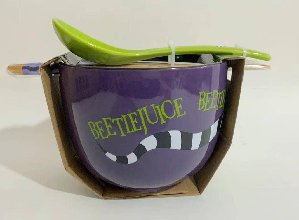 Beetlejuice Sandworm Breakthrough 20oz Ceramic Ramen Bowl