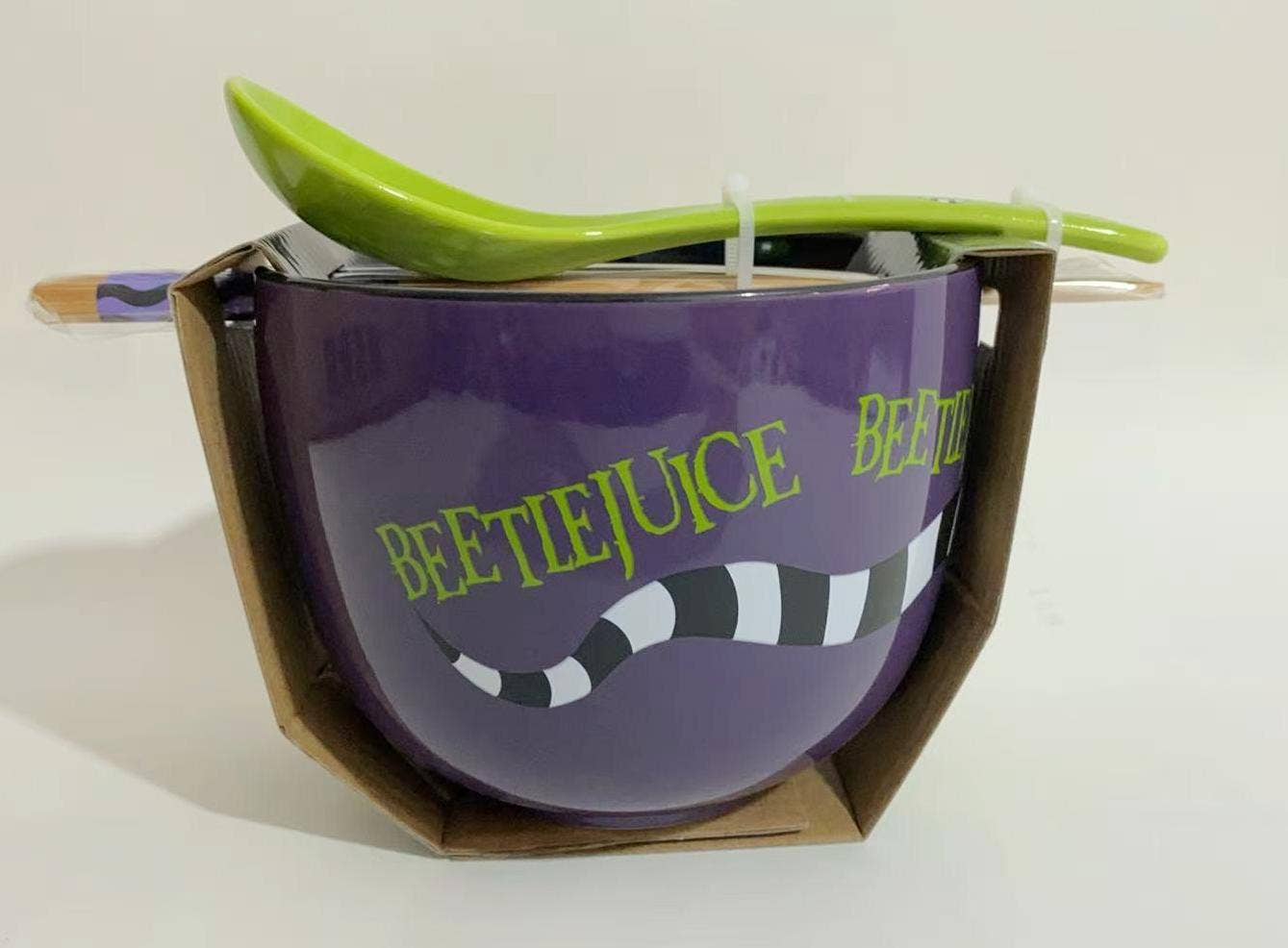Beetlejuice Sandworm Breakthrough 20oz Ceramic Ramen Bowl
