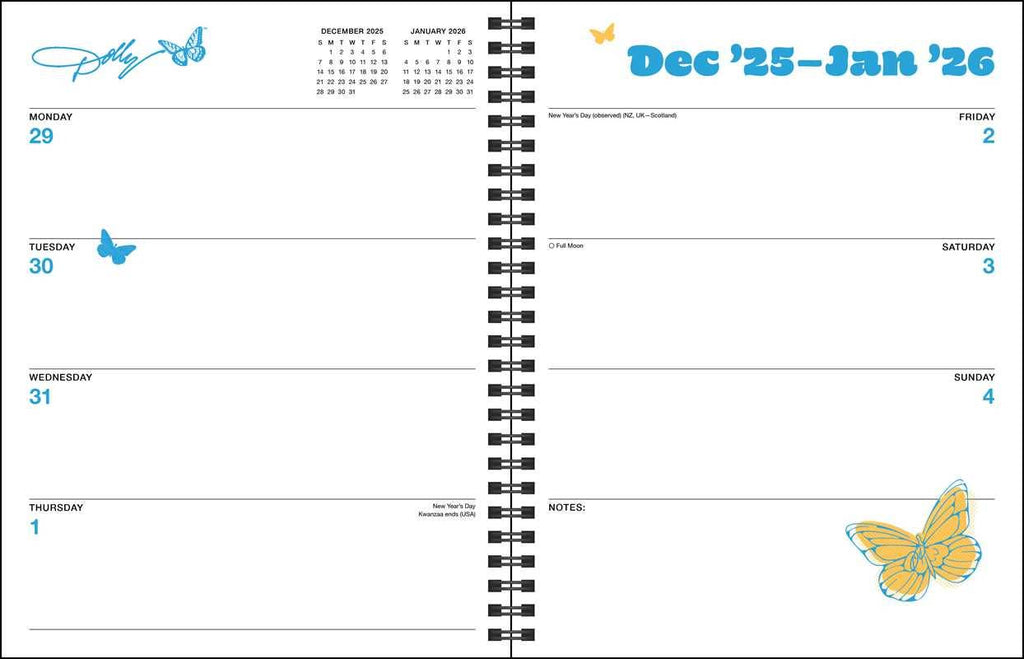 Dollyisms: Dolly Parton's 12-Month 2026 Softcover Monthly/Weekly Planner Calenda by Andrews McMeel Publishing